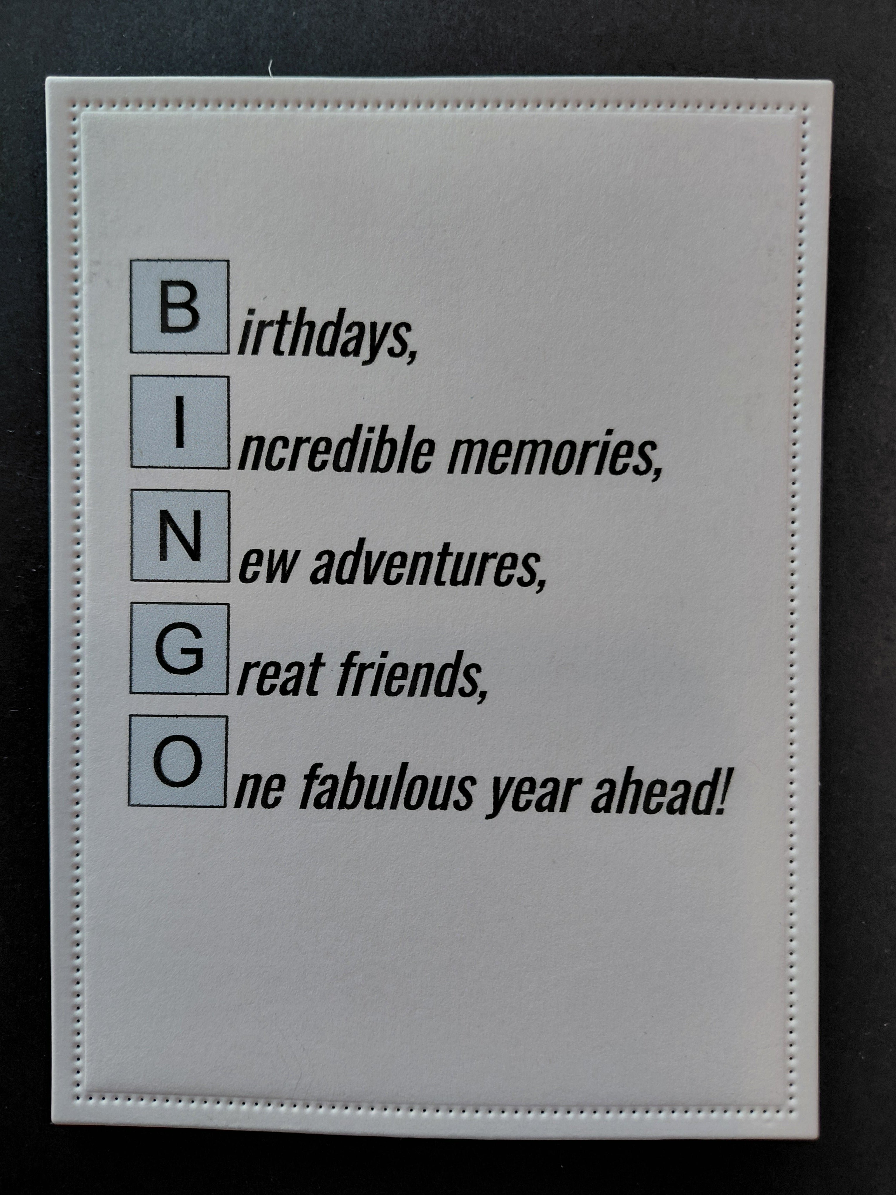 BINGO! SKU 1004