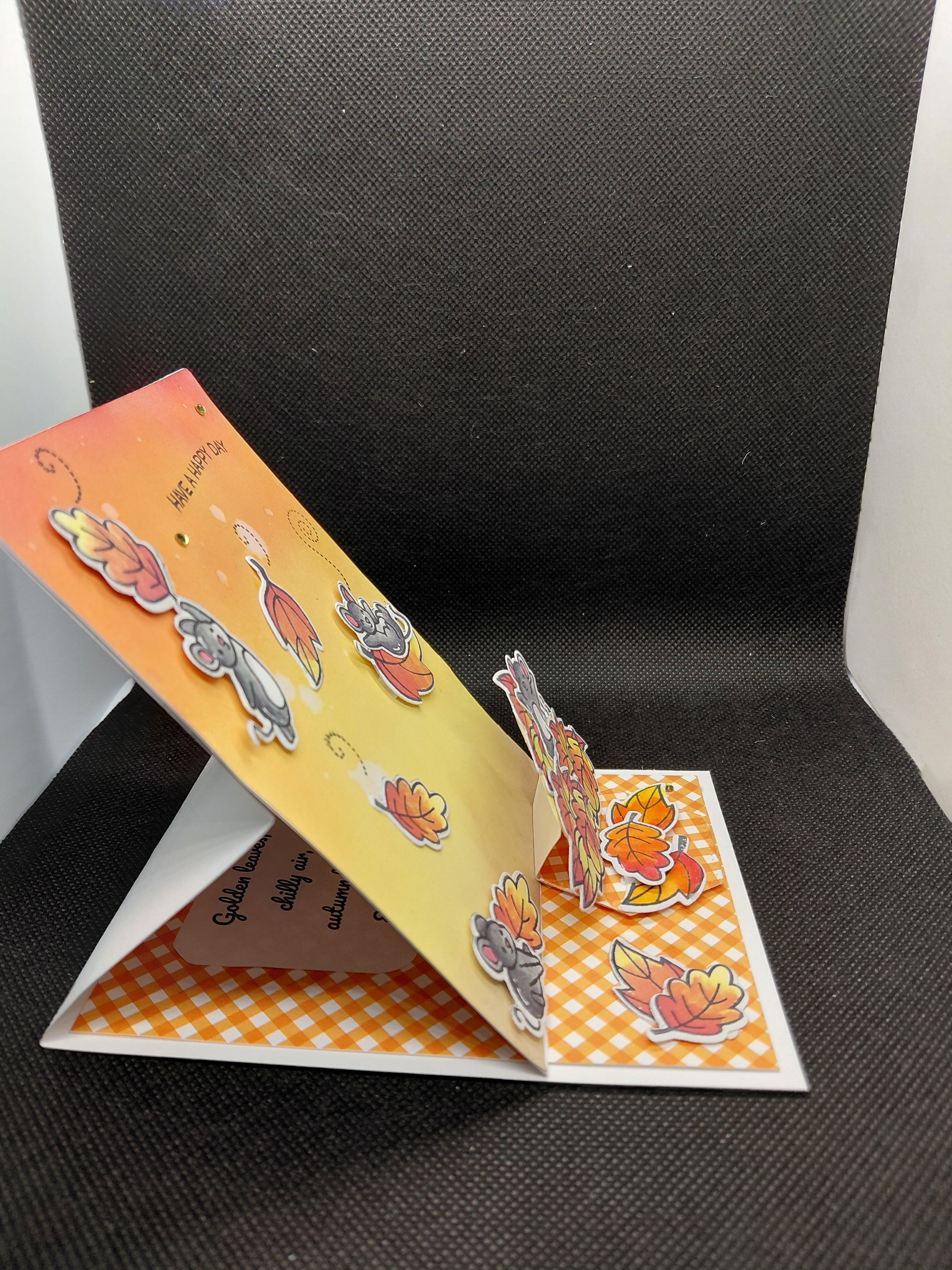 Autumn Mice Easel