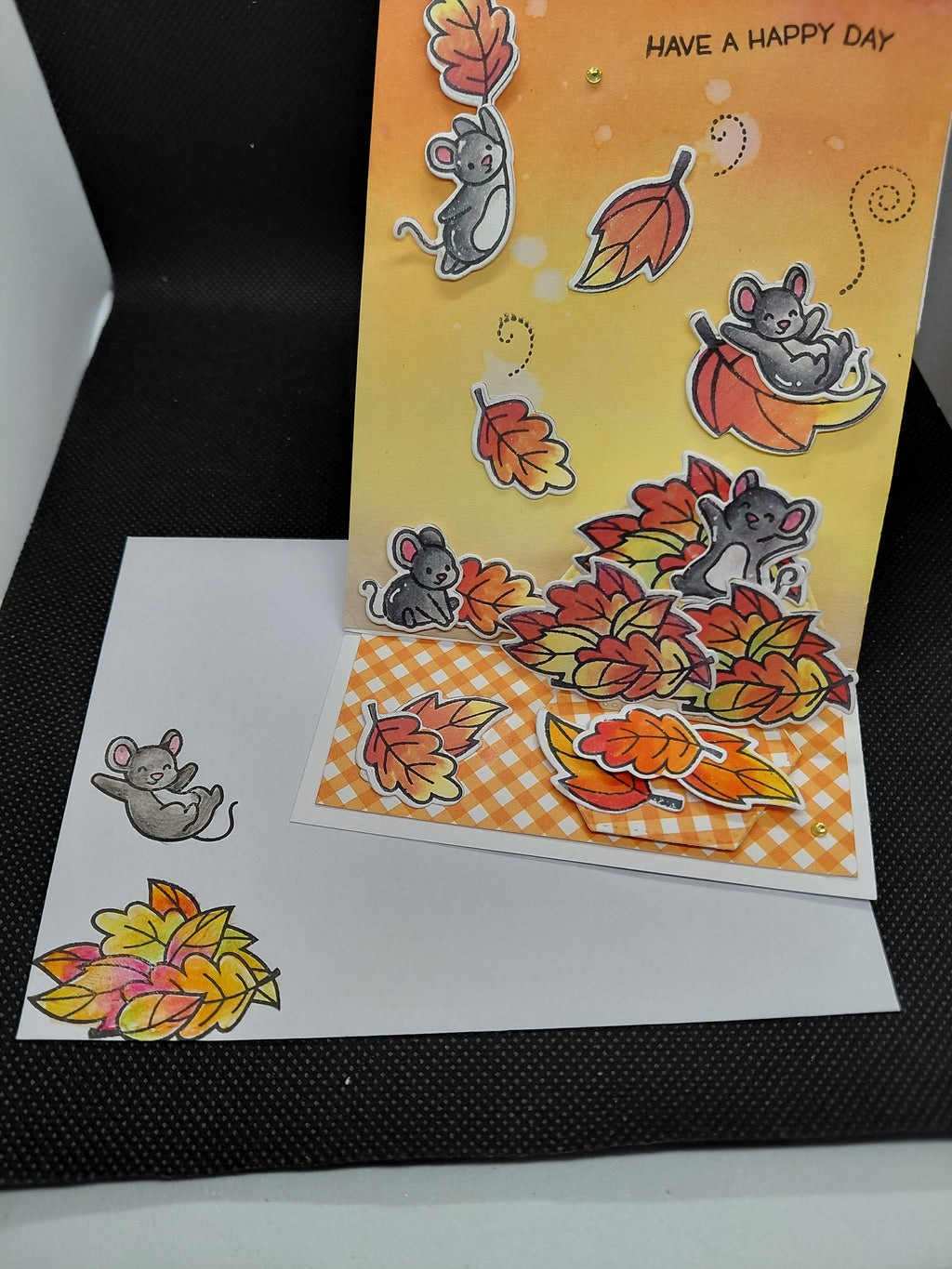 Autumn Mice Easel